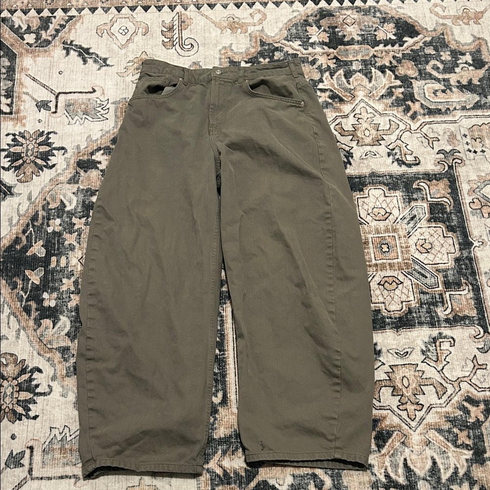 ASOS Women's Olive Cargo Pants